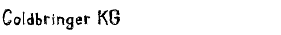 Coldbringer KG - Download Thousands of Free Fonts at FontZone.net