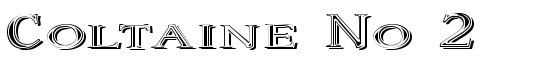 Coltaine No 2 - Download Thousands of Free Fonts at FontZone.net