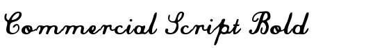 Commercial Script Bold - Download Thousands of Free Fonts at FontZone.net
