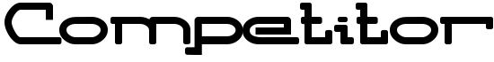 Competitor - Download Thousands of Free Fonts at FontZone.net