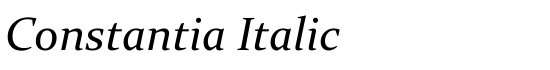 Constantia Italic - Download Thousands of Free Fonts at FontZone.net