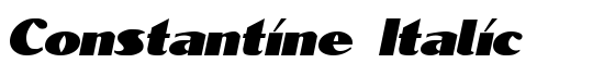Constantine Italic - Download Thousands of Free Fonts at FontZone.net