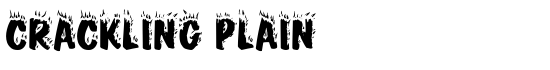 Crackling Plain - Download Thousands of Free Fonts at FontZone.net