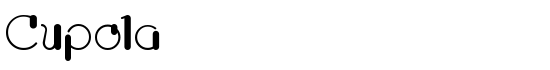 Cupola - Download Thousands of Free Fonts at FontZone.net