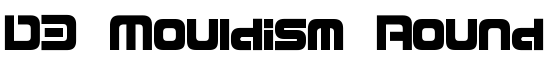 D3 Mouldism Round Alphabet - Download Thousands of Free Fonts at FontZone.net