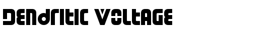 Dendritic Voltage - Download Thousands of Free Fonts at FontZone.net