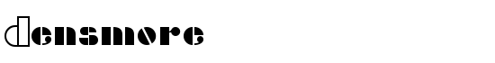 Densmore - Download Thousands of Free Fonts at FontZone.net