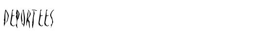 Deportees - Download Thousands of Free Fonts at FontZone.net