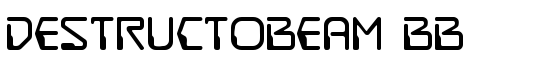 DestructoBeam BB - Download Thousands of Free Fonts at FontZone.net