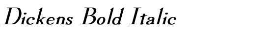 Dickens Bold Italic - Download Thousands of Free Fonts at FontZone.net