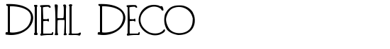 Diehl Deco - Download Thousands of Free Fonts at FontZone.net