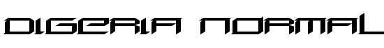 Digeria Normal - Download Thousands of Free Fonts at FontZone.net