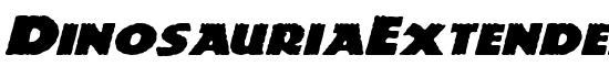 DinosauriaExtended Italic - Download Thousands of Free Fonts at FontZone.net