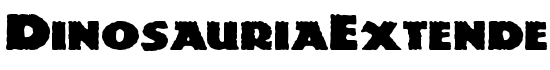 DinosauriaExtended Normal - Download Thousands of Free Fonts at FontZone.net