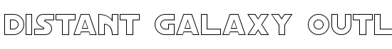 Distant Galaxy Outline - Download Thousands of Free Fonts at FontZone.net