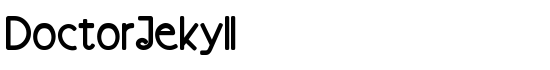 DoctorJekyll - Download Thousands of Free Fonts at FontZone.net