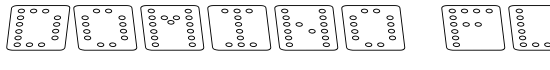 Domino flad kursiv omrids - Download Thousands of Free Fonts at FontZone.net
