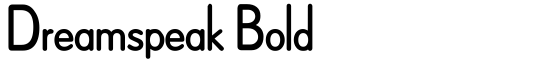 Dreamspeak Bold - Download Thousands of Free Fonts at FontZone.net