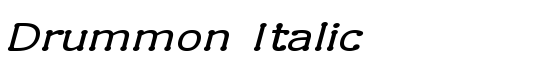 Drummon Italic - Download Thousands of Free Fonts at FontZone.net