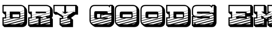 Dry Goods Emporium JL - Download Thousands of Free Fonts at FontZone.net