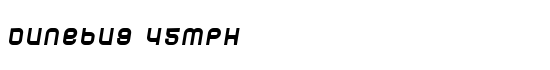 Dunebug 45MPH - Download Thousands of Free Fonts at FontZone.net
