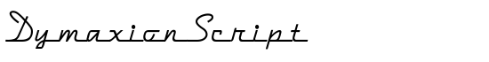 DymaxionScript - Download Thousands of Free Fonts at FontZone.net
