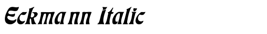 Eckmann Italic - Download Thousands of Free Fonts at FontZone.net