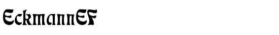 EckmannEF - Download Thousands of Free Fonts at FontZone.net