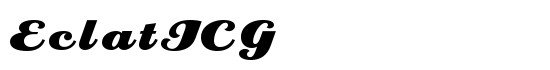 EclatICG - Download Thousands of Free Fonts at FontZone.net