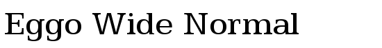 Eggo Wide Normal - Download Thousands of Free Fonts at FontZone.net