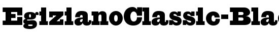 EgizianoClassic-BlackOL - Download Thousands of Free Fonts at FontZone.net