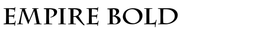 Empire Bold - Download Thousands of Free Fonts at FontZone.net