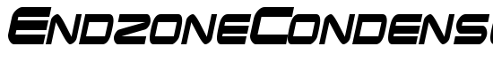 EndzoneCondensed Oblique - Download Thousands of Free Fonts at FontZone.net