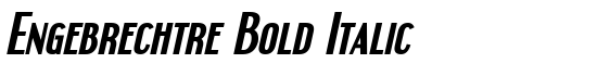 Engebrechtre Bold Italic - Download Thousands of Free Fonts at FontZone.net
