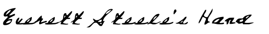 Everett Steele's Hand - Download Thousands of Free Fonts at FontZone.net
