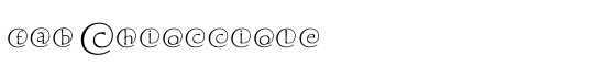 fab Chiocciole - Download Thousands of Free Fonts at FontZone.net