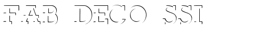 Fab Deco SSi - Download Thousands of Free Fonts at FontZone.net