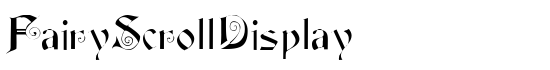 FairyScrollDisplay - Download Thousands of Free Fonts at FontZone.net