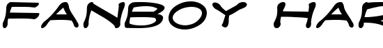 Fanboy Hardcore Italic - Download Thousands of Free Fonts at FontZone.net