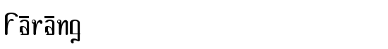 Farang - Download Thousands of Free Fonts at FontZone.net
