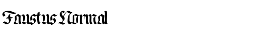 Faustus Normal - Download Thousands of Free Fonts at FontZone.net