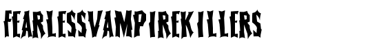 FearlessVampireKillers - Download Thousands of Free Fonts at FontZone.net