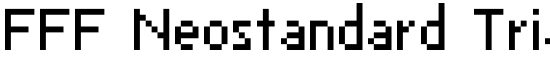 FFF Neostandard Trial - Download Thousands of Free Fonts at FontZone.net