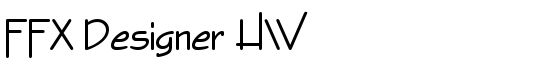 FFX Designer HW - Download Thousands of Free Fonts at FontZone.net