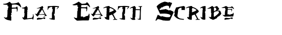 Flat Earth Scribe - Download Thousands of Free Fonts at FontZone.net