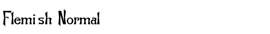 Flemish-Normal - Download Thousands of Free Fonts at FontZone.net