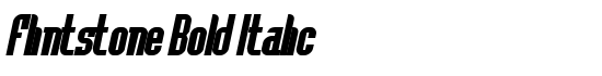 Flintstone Bold Italic - Download Thousands of Free Fonts at FontZone.net