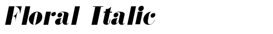 Floral Italic - Download Thousands of Free Fonts at FontZone.net