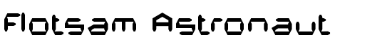 Flotsam Astronaut - Download Thousands of Free Fonts at FontZone.net