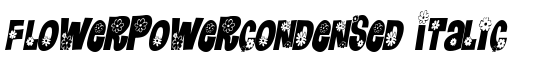 FlowerPowerCondensed Italic - Download Thousands of Free Fonts at FontZone.net